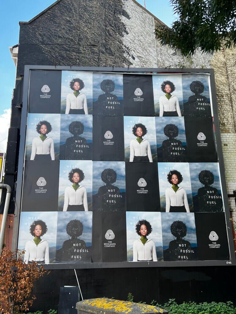 woolmark billboard london