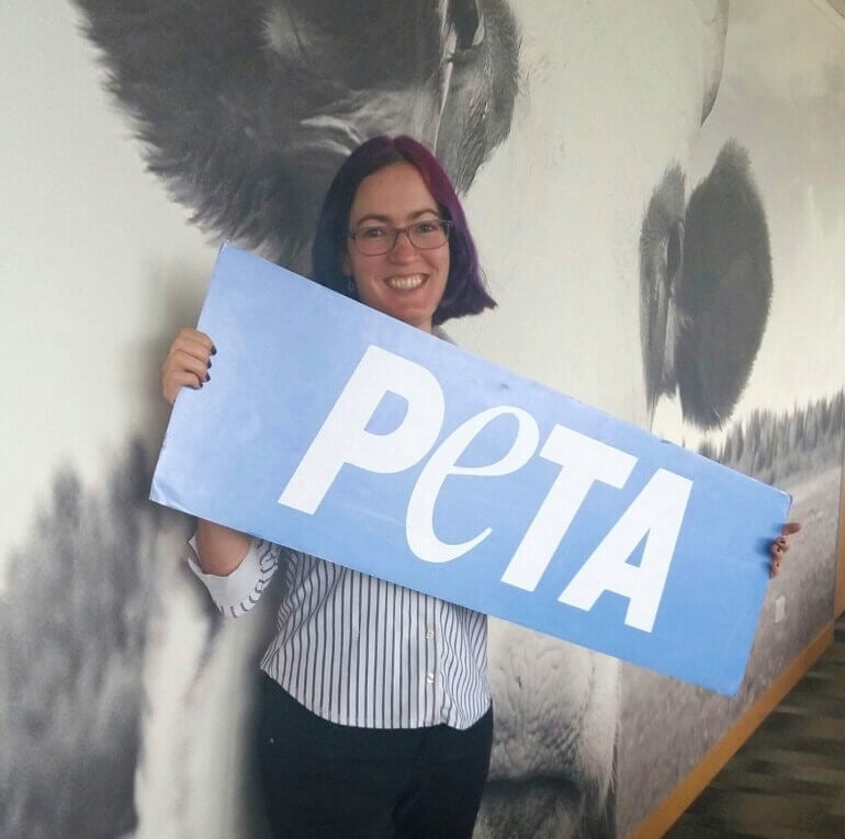 Carys PETA Veganniversary Office