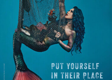 Arch Enemy’s Alissa White-Gluz Becomes Entangled ‘Mermaid’ in Pro-Fish Ad