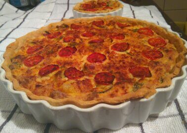 Vegan Royal Coronation Quiche