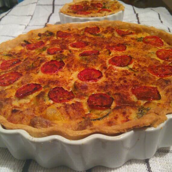 Vegan Royal Coronation Quiche