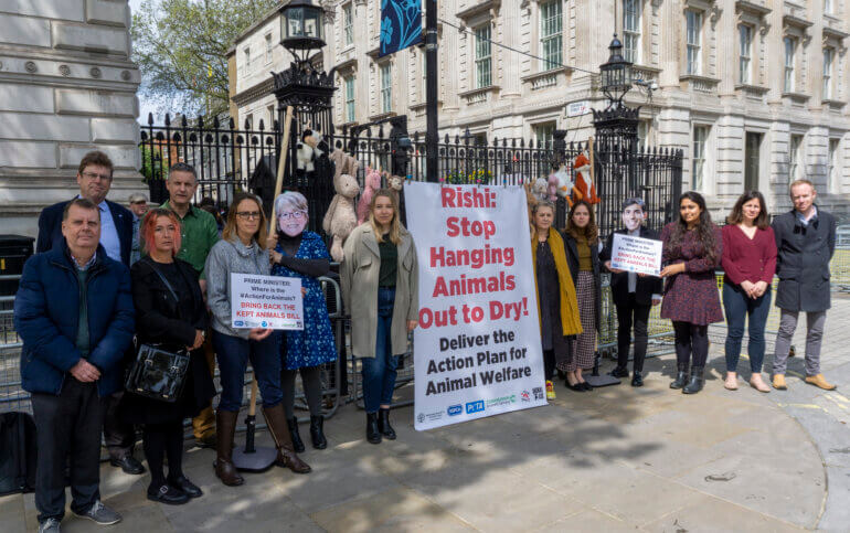 Rishi Sunak Downing Street Action Plan for Animal Welfare Demo 6