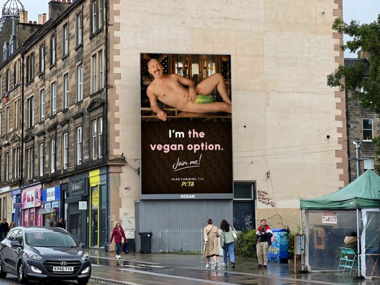 Alan Cumming Vegan Option Ad Scotland