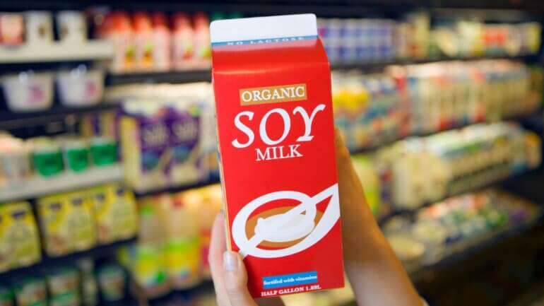 vegan milk soy milk oat