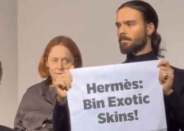 BREAKING: PETA Supporters Crash Hermès Event in London