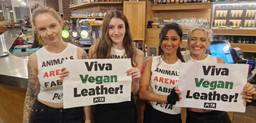 Viva Vegan Leather-based! PETA Disrupts Victoria Beckham’s Paris Vogue Week Present to Declare ‘Animals Aren’t Material’ Viva Vegan Leather-based! PETA Disrupts Victoria Beckham’s Paris Vogue Week Present to Declare ‘Animals Aren’t Material’