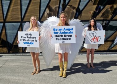 H&M Store Opening Crashed by PETA Activists