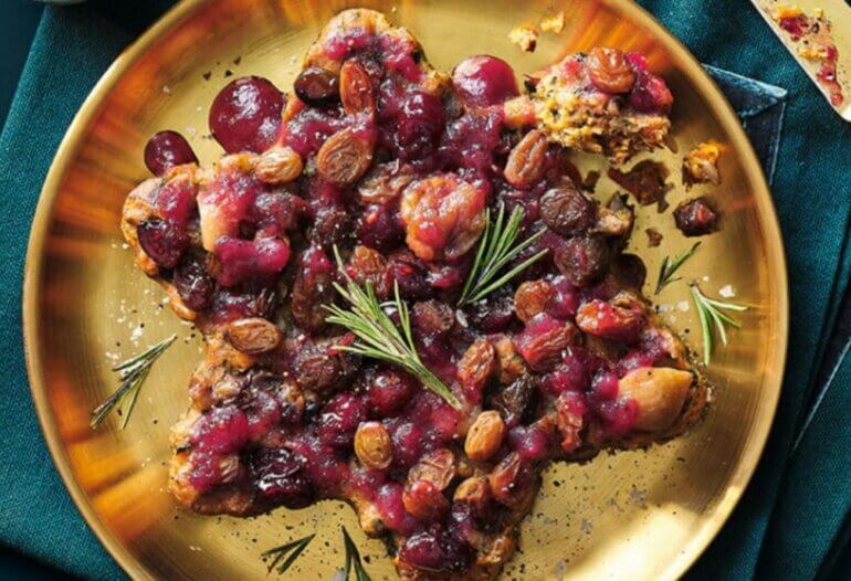 The Roasted Butternut, Cranberry & Chestnut Roast, a new vegan Christmas main from Asda