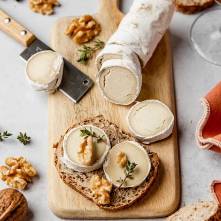 A vegan goat's cheese from Jay & Joy