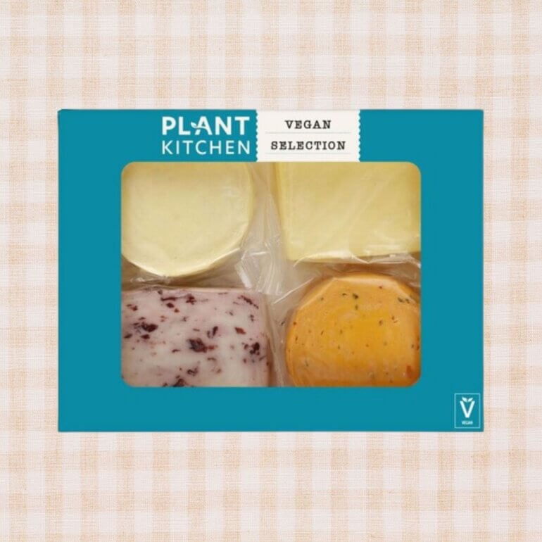 A vegan cheese selection pack from Marks and Spencer