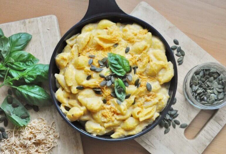A vegan mac and cheese