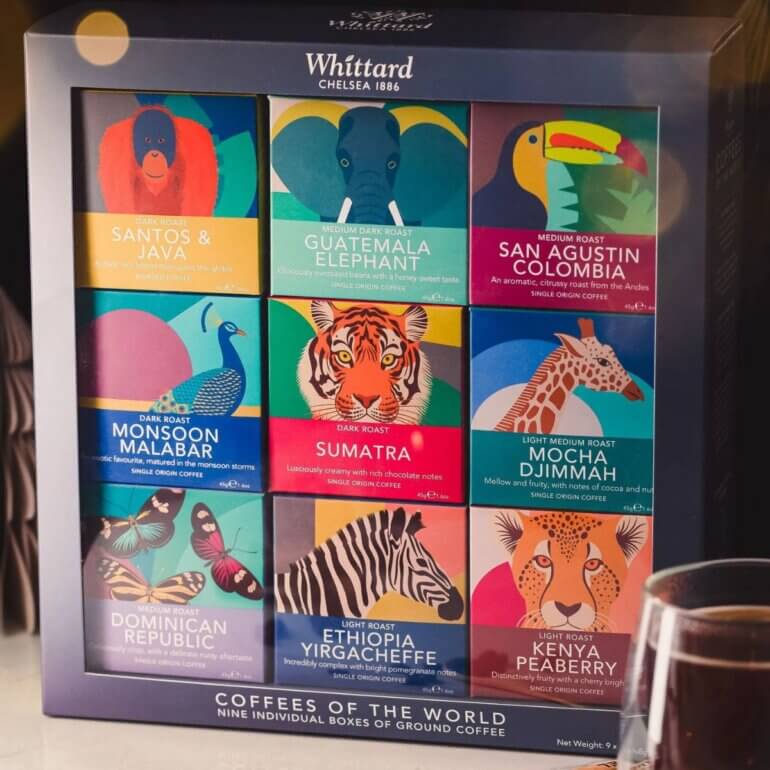 A coffees of the world gift set from Whittard