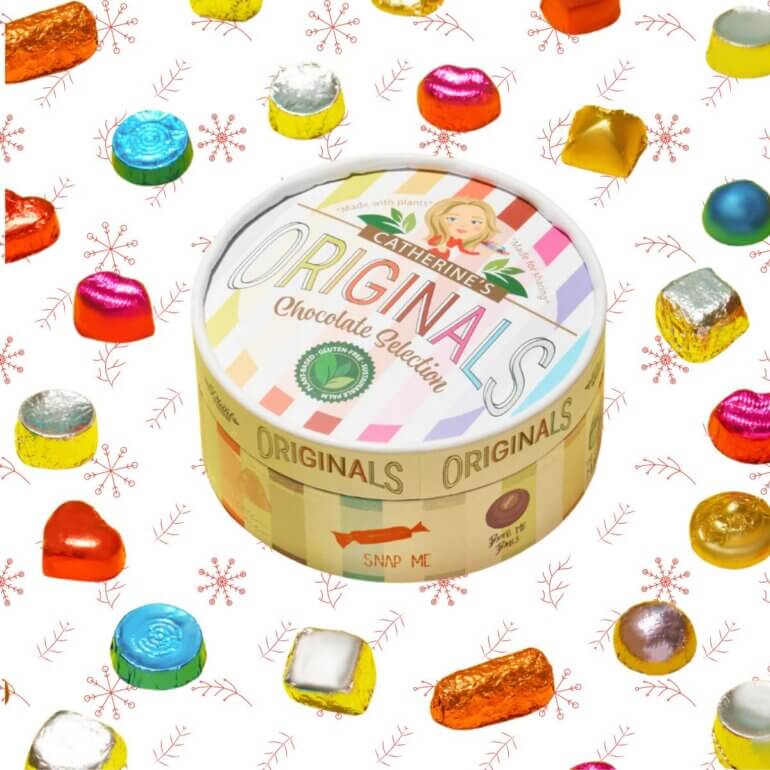 A dairy-free selection box from Catherine