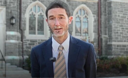 Dan Paden in a still from a video of him urging the Catholic Church to cut ties with bullfighting