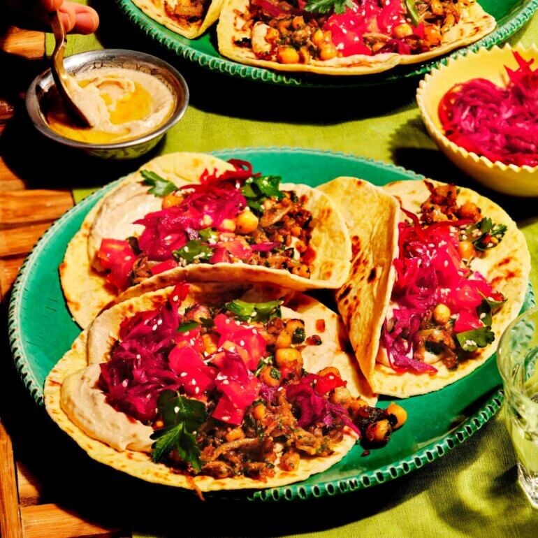 A plant-based meal from GRUBBY