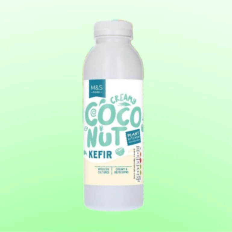 A bottle of kefir coconut yogurt
