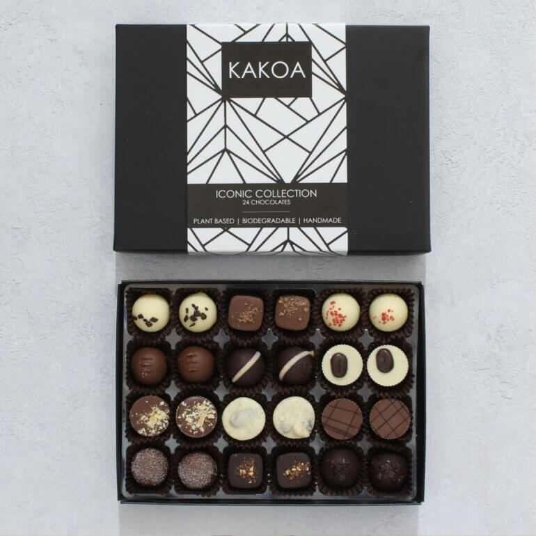 A dairy-free box of chocolates