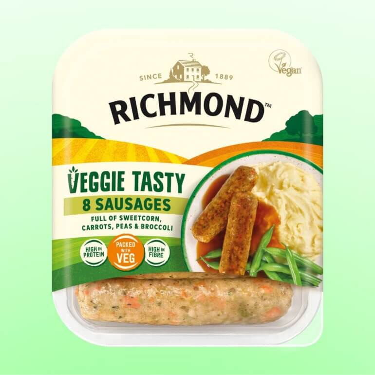 New Veggie Tasty Richmond Vegan Sausages