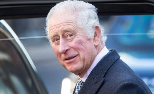 A close-up of King Charles, who PETA is urging to go vegan