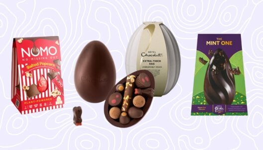 A selection of dairy-free Easter eggs