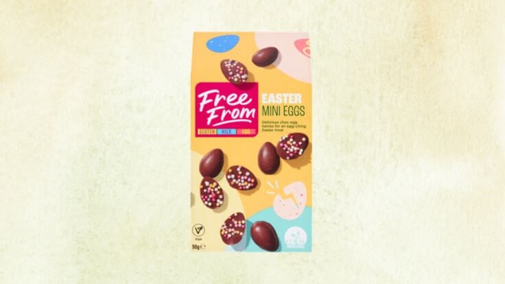 A packet of Asda Free From dairy-free mini eggs
