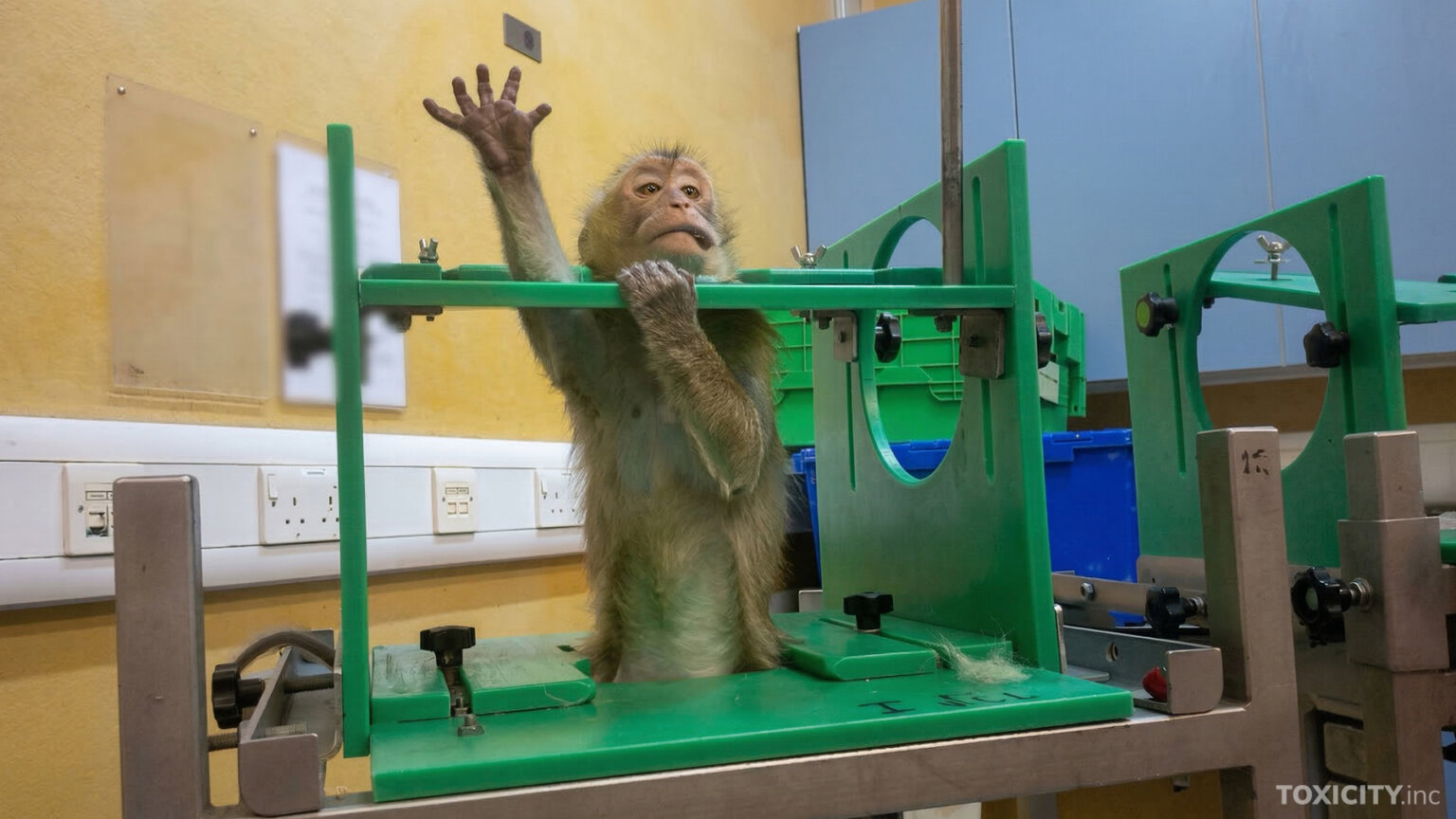 Triggering Animal Testing Dogs, Pigs, Rabbits, and Monkeys Filmed in Major UK Animal Testing Exposé