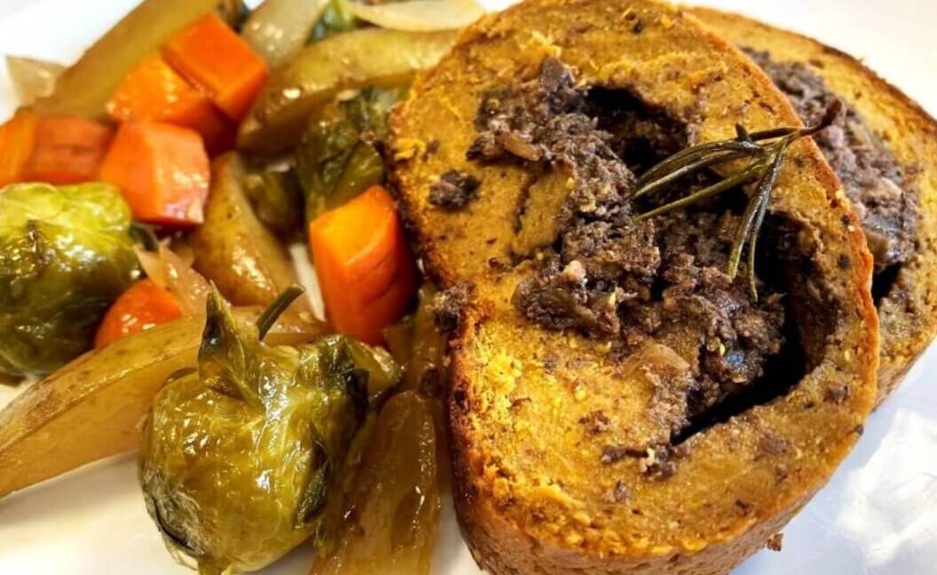 A seitan roast