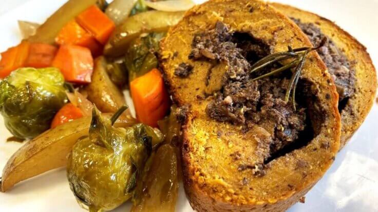A seitan roast
