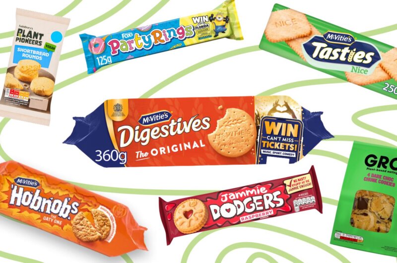 An assortment of vegan biscuits