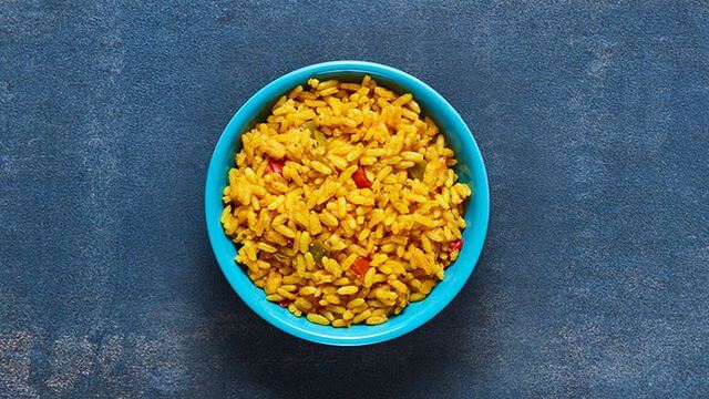 A bowl of Spicy Rice from the Nando's Vegan Menu