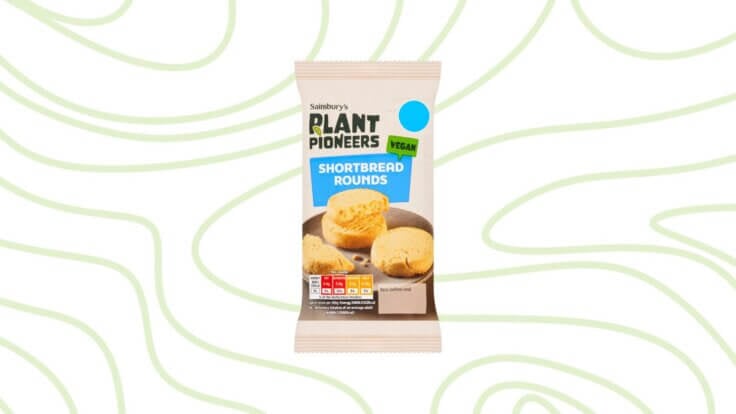 A pack of Plant Pioneers shortbread from Sainsbury's