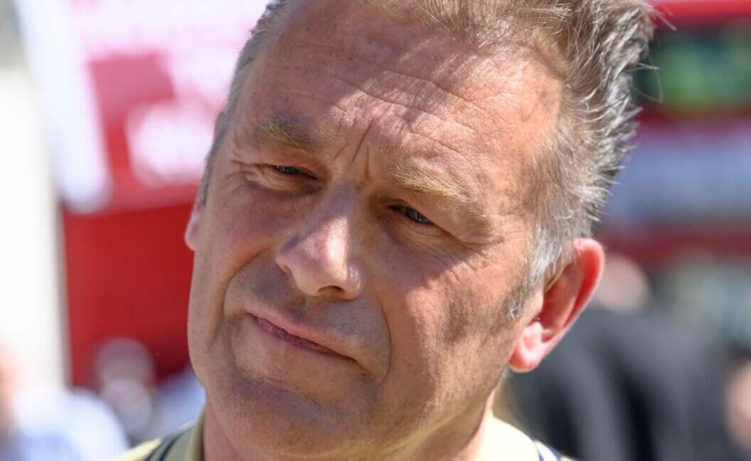 A close-up shot of Chris Packham